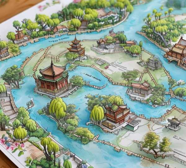 漫步西湖，绘卷江南——江南水乡绝美旅游路线图,西湖旅游路线图，探寻江南水乡的绝美画卷,西湖,第1张