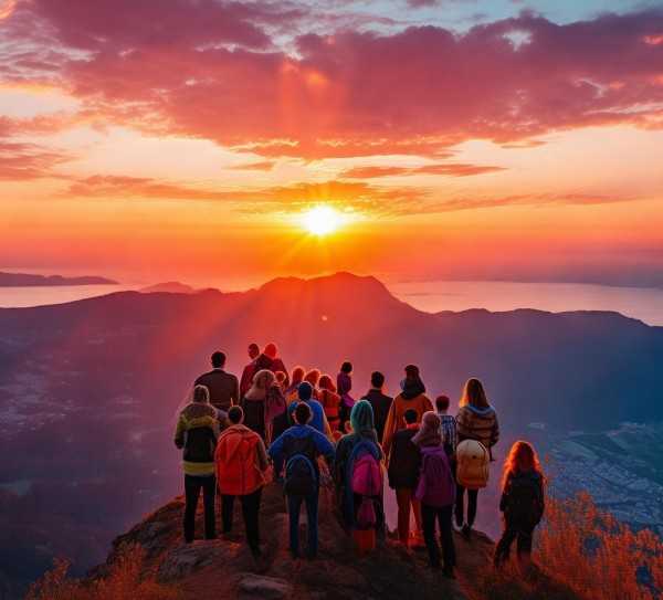 夕阳无限好，夕红旅游团晚晴之旅,夕红旅游团，夕无限好，人间重晚晴,旅游,第1张