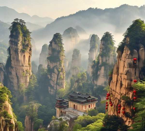 河北家界，自然奇观与人文魅力的旅游胜地,河北张家界旅游景区，自然奇观与人文魅力的完美融合,旅游,历史文化,旅游胜地,第1张
