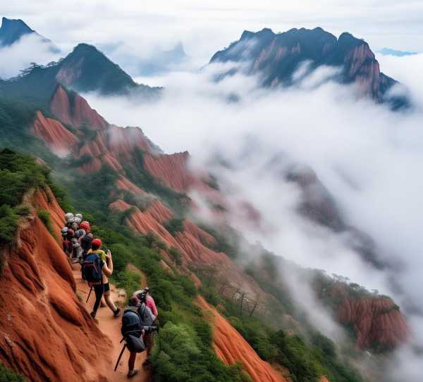 武功山，云海仙境与丹霞奇观之旅攻略