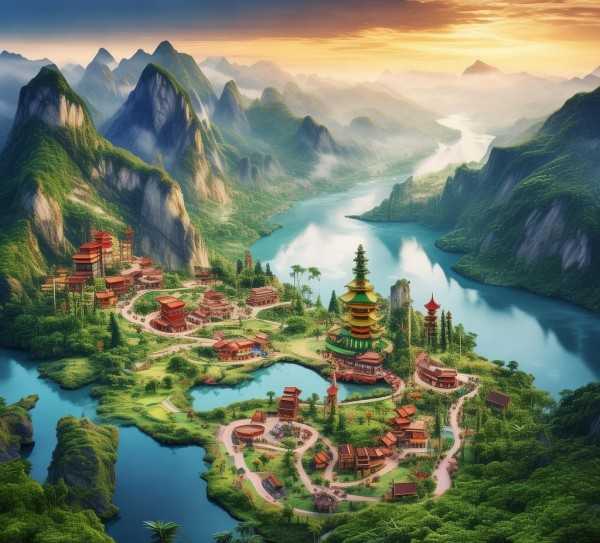 畅游华夏山水人文之旅攻略,旅游,历史文化,旅游路线,第1张 畅游华夏山水人文之旅攻略,旅游路线攻略,畅游华夏,尽享山水人文之美,旅游,历史文化,旅游路线,第1张