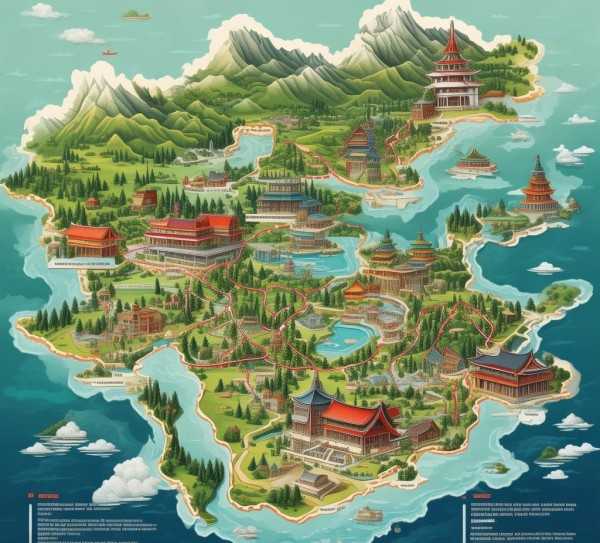 福建深度游攻略，发现福建之美路线图解析,探寻福建之美，深度旅游路线图解析与攻略指南,旅游,历史文化,旅游胜地,第1张