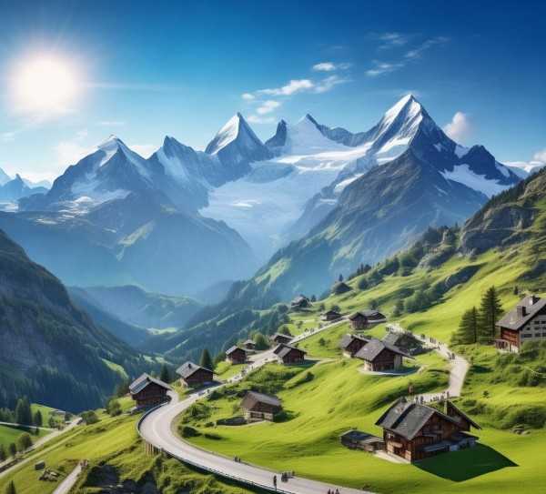 阿尔卑斯奇迹之旅，瑞士深度旅游攻略,瑞士旅游路线攻略，探索阿尔卑斯山的奇迹之旅,旅游,旅游路线,探险,第1张