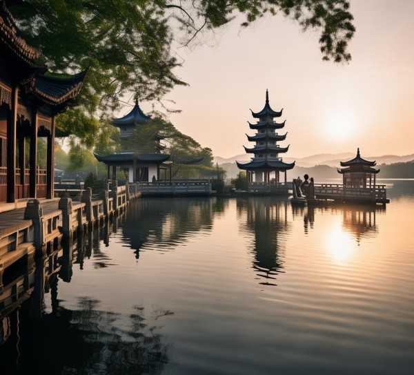漫步西湖，穿越古今——杭州历史文化之旅,漫步西湖，探寻历史—杭州旅游路线推荐,旅游,历史文化,旅游路线,第1张