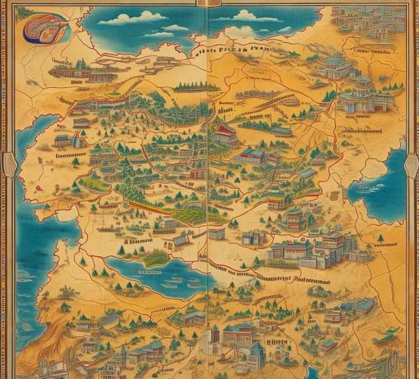 丝绸之路上的宁夏瑰宝之旅路线图,宁夏旅游路线图，探寻丝绸之路上的瑰宝之旅,旅游,历史文化,旅游路线,第1张